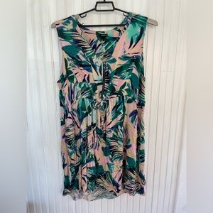 Floral Print summer dress. With Pockets!